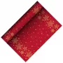 PAPSTAR Christmas Shine Runner da tavolo rosso in Airlaid, 400 mm x 3 m, su rotolo, 1 pezzo 88657