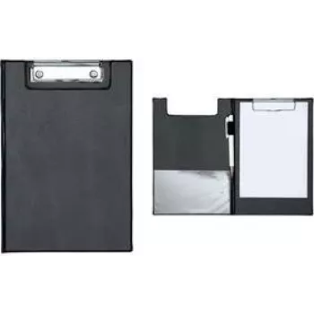 MAUL Cartella con morsetto e copertina in PVC, DIN A5, nera 2339390