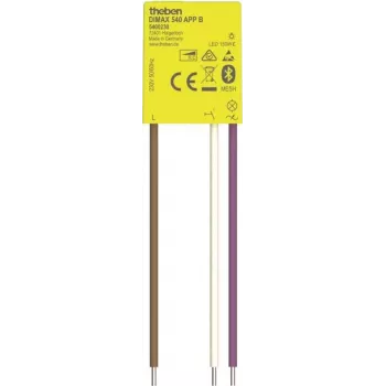Theben Mini-dimmer universale UP DIMAX 540 APP B (5400230) - dimmer universale da incasso con Bluetooth