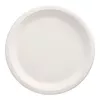 PAPSTAR pure piatto in canna da zucchero, rotondo, 260 mm, 50 pezzi, compostabile, adatto al microonde (89738)