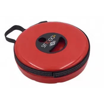 WEDO SITTOGO NXT sgabello telescopico, plastica, rosso, regolazione in altezza a vite a 10 livelli, portata 150 kg 212 4202