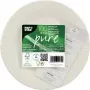 Papstar 11171 piatti rotondi in cartone bianco tinta unita 100 pezzi