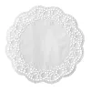 PAPSTAR centrino rotondo per torte, 320 mm, carta traforata goffrata bianca, 40 g/m², 1 pezzo (12456)