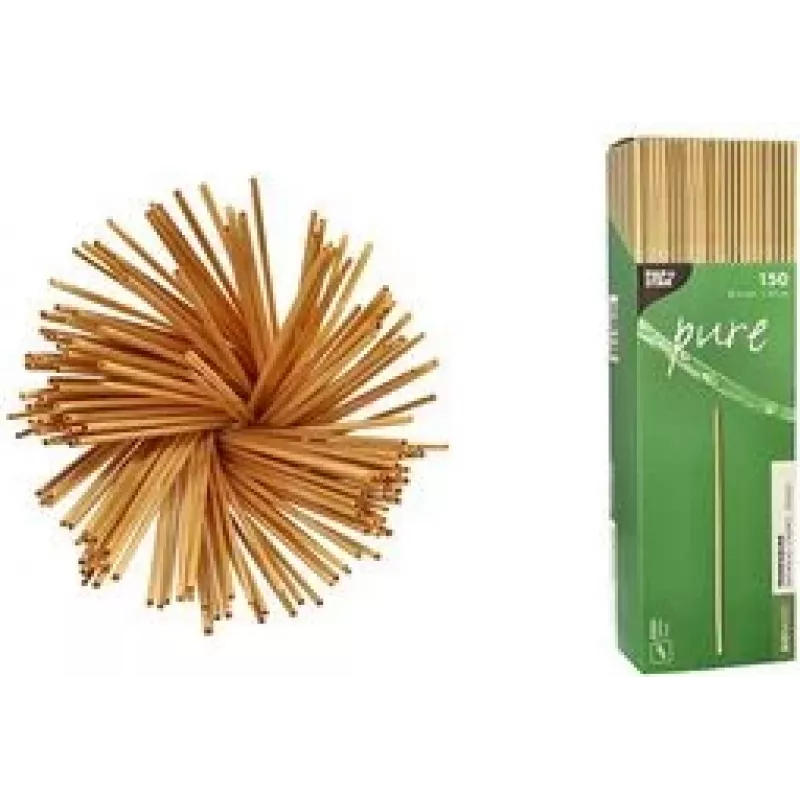PAPSTAR pure cannucce in paglia naturale, 230 mm, 4 mm di diametro, 250 pezzi (88244)