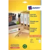 Avery LR4761-25 etichette per fascicoli bianche 61 x 192 mm 100 etichette (25 fogli x 4)