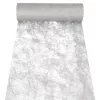 PAPSTAR Sizoflor runner da tavolo e nastro decorativo, argento, 25 m x 30 cm, impermeabile, 75% poliestere / 25% poliammide 37064