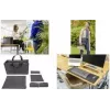 SIGEL BAB11 Desk Sharing Bag Classic L, grigio scuro, set da 5 pezzi