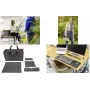 SIGEL BAB11 Desk Sharing Bag Classic L, grigio scuro, set da 5 pezzi