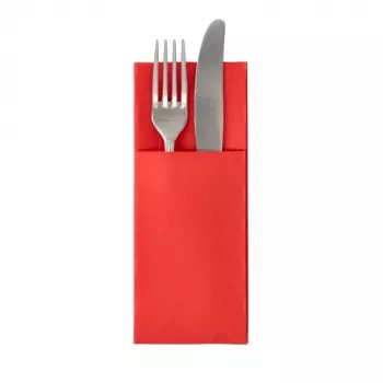 PAPSTAR Royal Collection porta tovaglioli rosso 40x40 cm 3 veli 50 pezzi 37330