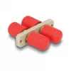 PAPSTAR coperchio per contenitori alimentari, 90 mm, CPLA, bianco, 50 pezzi (87935)