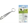 WEDO PICCO pinza rimuovi zecche con portachiavi, metallo, 1 pezzo 271 790054