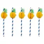 PAPSTAR cannucce di carta ananas, 200 mm, blu/bianco, 250 pezzi (87780)