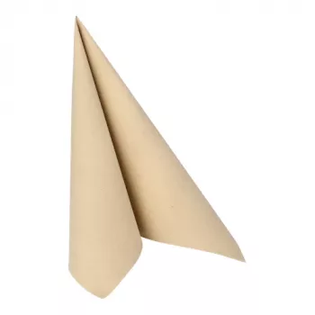 PAPSTAR ROYAL Collection tovaglioli Sand in tissue, 4 strati, piega 1/4, 400 x 400 mm, 50 pezzi 82360