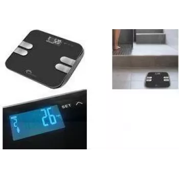 Little Balance Body Wave bilancia digitale per analisi corporea, nero (LB 8210)