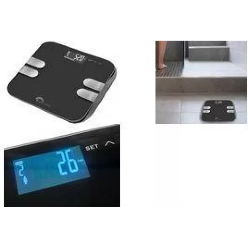 Little Balance Body Wave bilancia digitale per analisi corporea, nero (LB 8210)