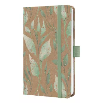 SIGEL agenda settimanale Pure Sparkle Leaves pianta 2026 multicolore - A6 (J6802)
