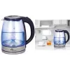Little Balance LB 8520 bollitore in vetro 1,8L 2200W vetro borosilicato con accenti in acciaio inox e LED blu