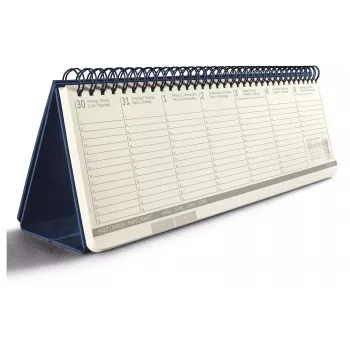 SIGEL Conceptum calendario da scrivania 2026 orizzontale blu C2682