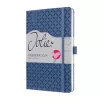 SIGEL Jolie 2024 agenda settimanale A6, similpelle, blu, 1 settimana su 2 pagine, 174 pagine J4100