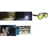 WEDO occhiali da guida notturna polarizzati giallo tinto montatura nera con custodia 271 47099