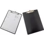WEDO portablocco A4 effetto carbonio nero con clip in metallo e occhiello per appendere 57680