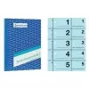 AVERY numeri per guardaroba blocco moduli 1-500, A6, 100 fogli, pretagliati per appendere (867)