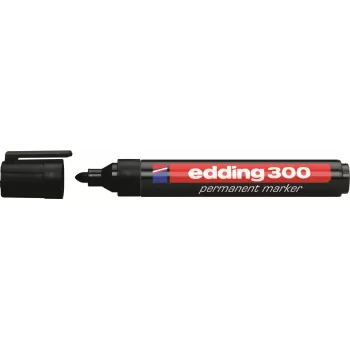Edding 300-E4 set pennarelli, 4 pz., nero/blu/verde/rosso 4-300-4