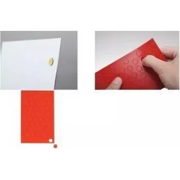 MAUL simbolo magnetico cerchio, 10 mm, rosso, fustellato, 100 pezzi (6531125)