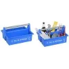 allit McPlus Carry Roi valigetta portautensili blu con manico in alluminio, 2 grandi scomparti 8500905016