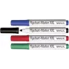 MAUL HEBEL pennarelli per flipchart XXL punta tonda colori assortiti (confezione da 4) 63839-99