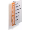 DURABLE CRYSTAL SIGN A4 set targhetta porta verticale, acrilico trasparente, montaggio a vite 482519