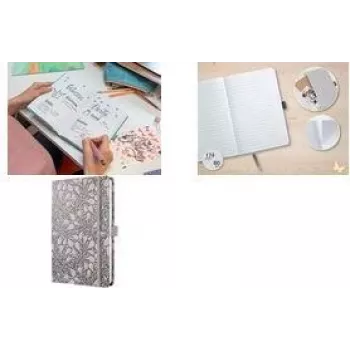 SIGEL Jolie Beauty Enchanted Heart quaderno A5 rigato copertina rigida 176 pagine JN361