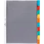 DURABLE A4 indice buste portadocumenti, 10 parti, linguette colorate assortite, polipropilene 663219