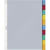 DURABLE A4 indice buste portadocumenti, 10 parti, linguette colorate assortite, polipropilene 663219