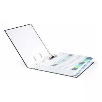 DURABLE 679627 A4+ indice in polipropilene bianco, multicolore, verticale, 0,27 mm, perforazione universale 11 fori