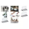 DURABLE PRESENTER DE LUXE Portanome da tavolo A4 orizzontale 105x297 mm trasparente 820319