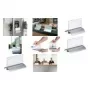 DURABLE PRESENTER DE LUXE Portanome da tavolo A4 orizzontale 105x297 mm trasparente 820319