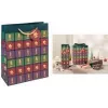SIGEL Sacchetto regalo di Natale stile cut-out, piccolo, carta 157 g/m², opaco, 1 pezzo (GT047)