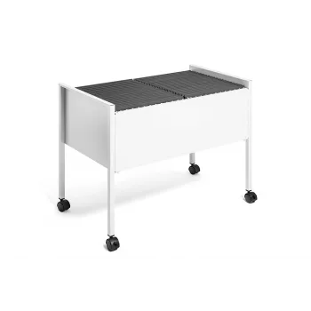 DURABLE Carrello portafascicoli sospesi ECONOMY DUO 100 A4, grigio chiaro 308210
