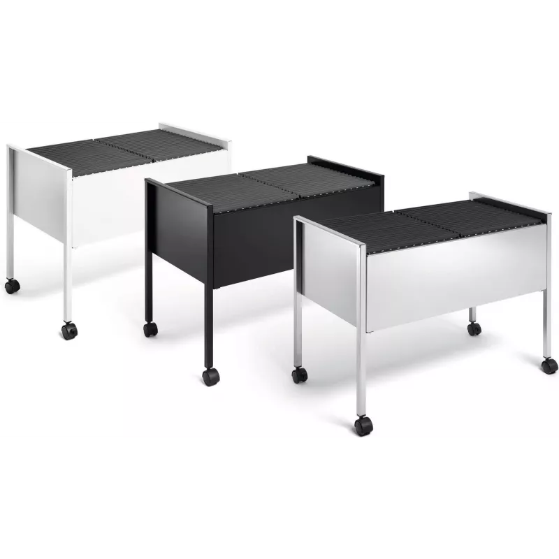 DURABLE Carrello portafascicoli sospesi ECONOMY DUO 100 A4, grigio chiaro 308210