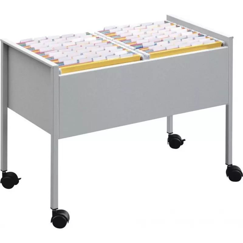 DURABLE Carrello portafascicoli sospesi ECONOMY DUO 100 A4, grigio chiaro 308210