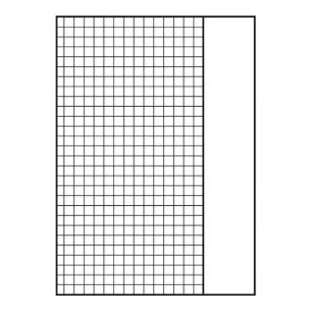 Oxford Fogli per raccoglitore ad anelli A4 a quadretti 50 fogli 4 fori con margine bianco 400131580