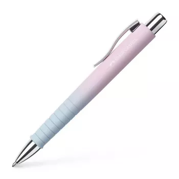 Faber-Castell Poly Ball Urban Penna a sfera, Blushing Sky, inchiostro blu, 0,6 mm XB, impugnatura antiscivolo 241131