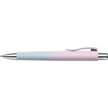 Faber-Castell Poly Ball Urban Penna a sfera, Blushing Sky, inchiostro blu, 0,6 mm XB, impugnatura antiscivolo 241131
