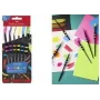 Faber-Castell Set di pennelli in pelo sintetico con 6 pezzi e impugnatura soft-touch, robusti, morbidi sintetici - 1 pezzo (481622)