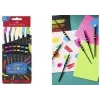 Faber-Castell Set di pennelli in pelo sintetico con 6 pezzi e impugnatura soft-touch, robusti, morbidi sintetici - 1 pezzo (481622)