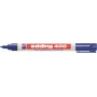 Edding 400 Set di pennarelli permanenti 4-400-4-1999, nero/rosso/blu/verde, resistenti all'acqua