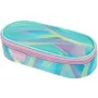 HERLITZ Minty Love Astuccio in poliestere, scomparto principale grande con aletta interna, verde menta/multicolore 400205922