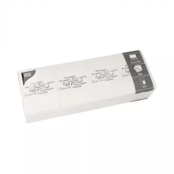 PAPSTAR DAILY Collection tovaglioli snack, tissue bianco, piega 1/4, 250 per confezione 37406