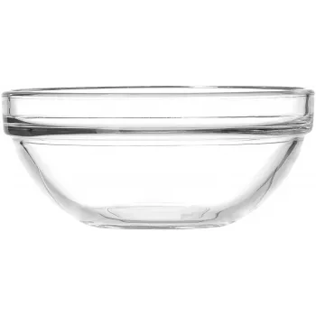 RITZENHOFF & BREKER Snap 4All set ciotole in vetro, 6 pezzi, 120 mm, 250 ml, trasparente 111945